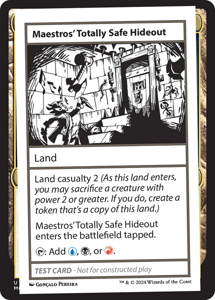 Masters' Totally Safe Hideout [Mystery Booster 2 Playtest Cards] 
