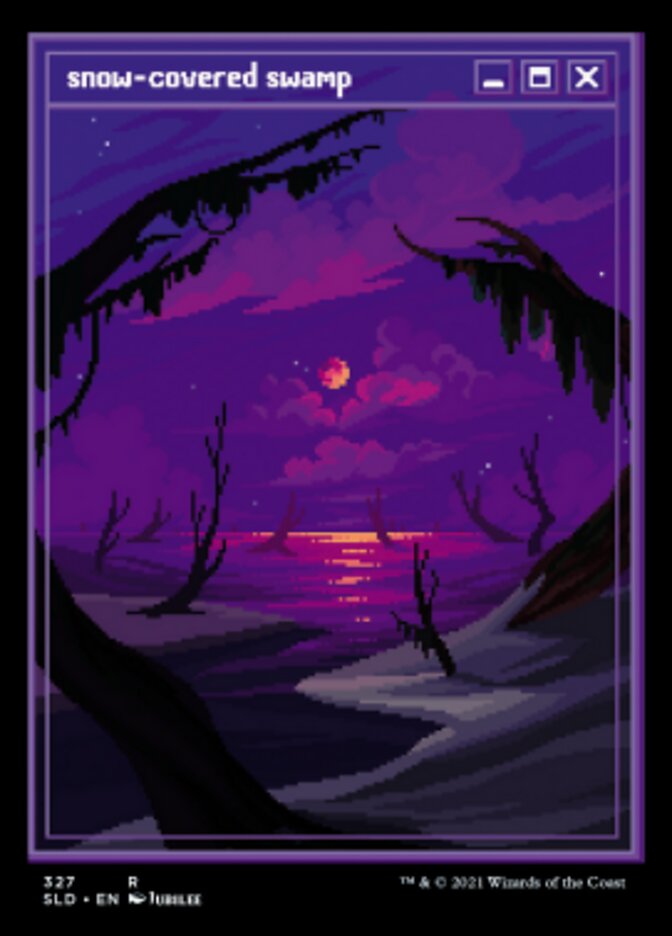 Snow-Covered Swamp (Foil Etched) [Secret Lair Drop Series] 