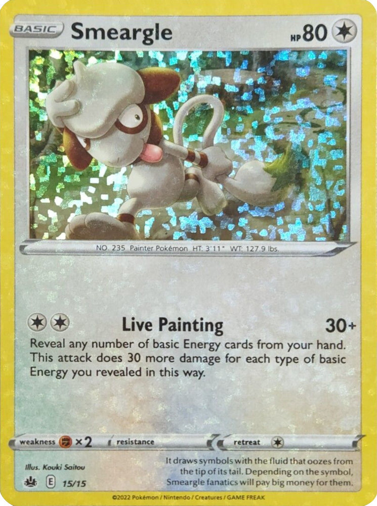 Smeargle (15/15) [McDonald's Promos: Match Battle] 