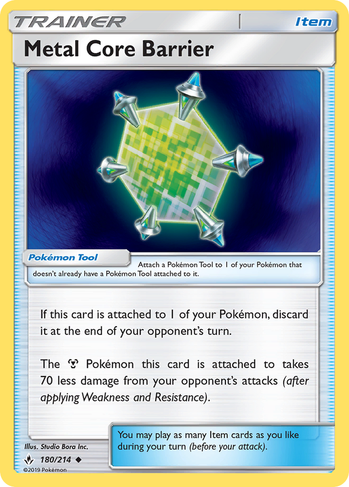 Metal Core Barrier (180/214) [Sun &amp; Moon: Unbroken Bonds] 