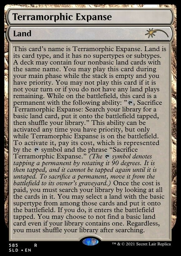 Terramorphic Expanse (Full Text) [Secret Lair Drop Promos] 