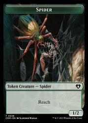 Thopter // Spider Double-Sided Token [Commander Masters Tokens] 