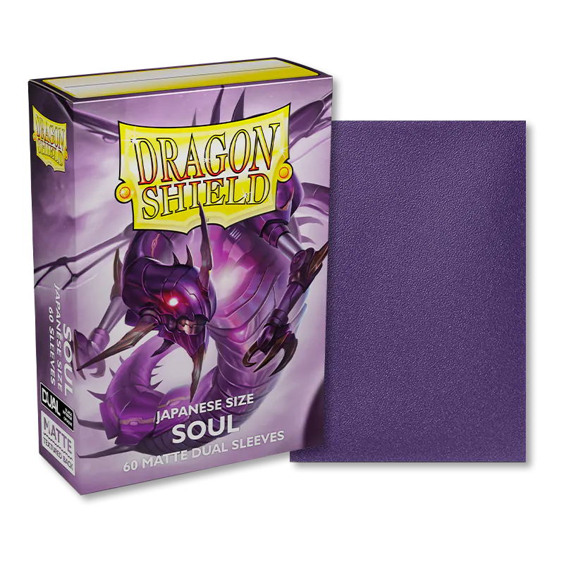 Dragon Shield: Japanese Size 60ct Sleeves - Soul (Matte) 