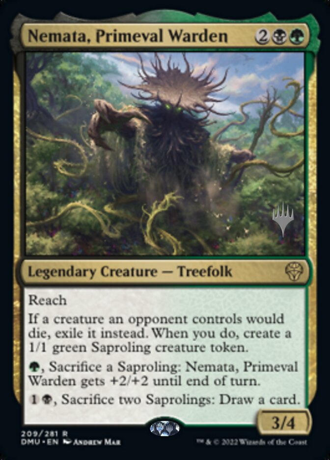 Nemata, Primeval Warden (Promo Pack) [Dominaria United Promos] 