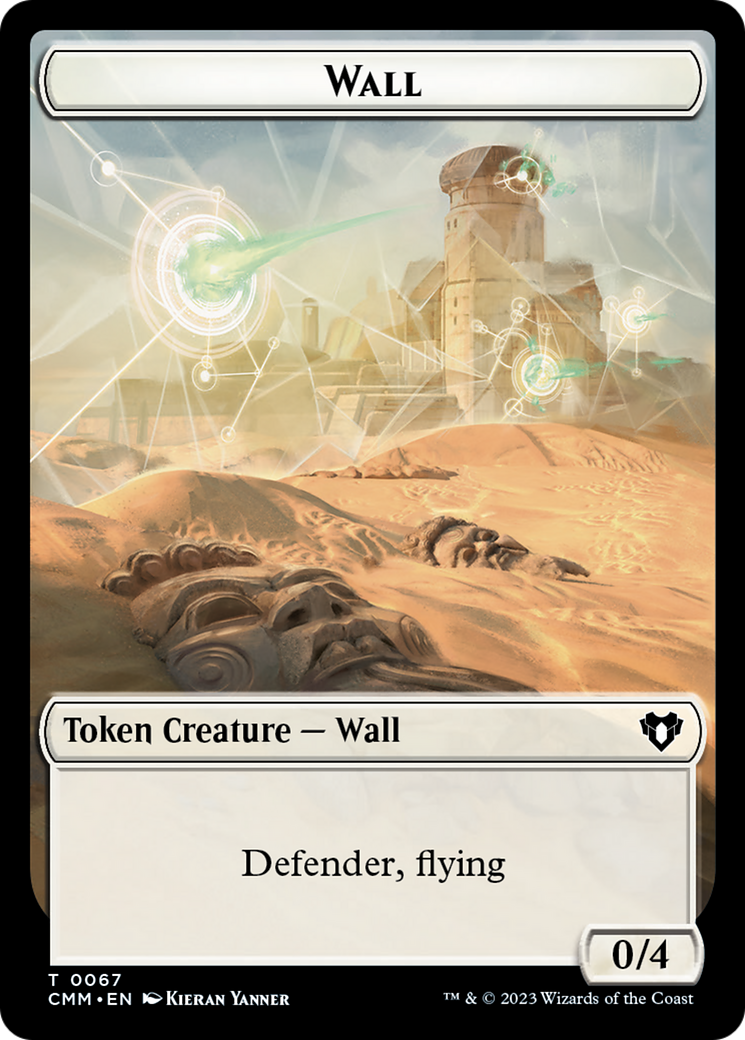 Wall // Kor Ally Double-Sided Token [Commander Masters Tokens] 