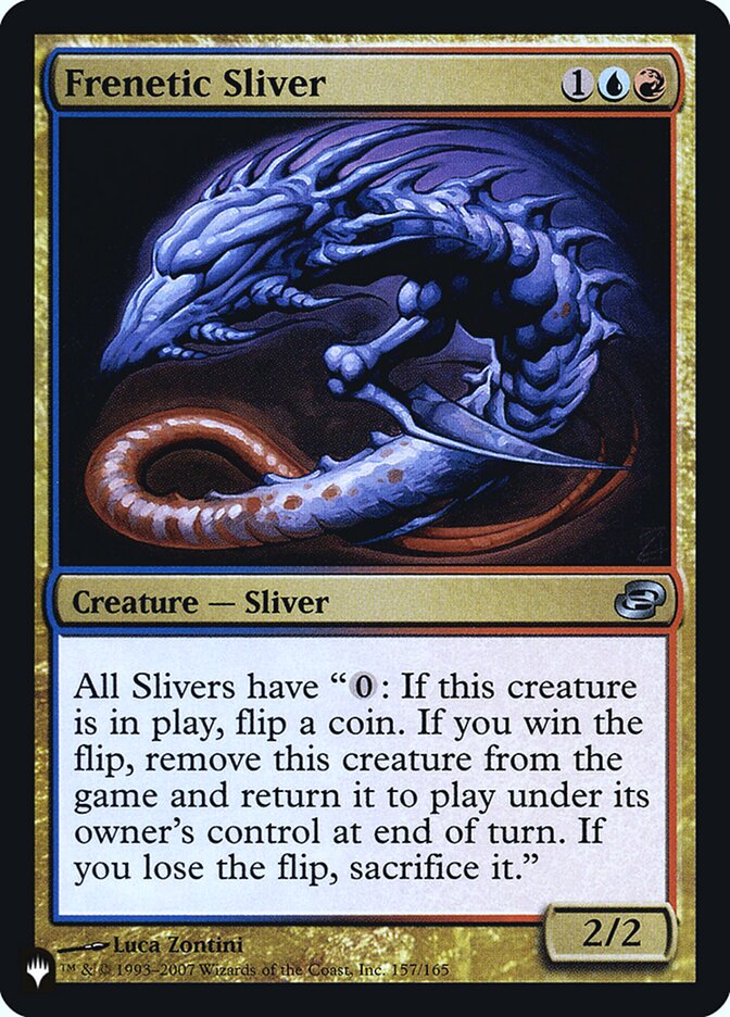 Frenetic Sliver [Secret Lair: Heads I Win, Tails You Lose] 