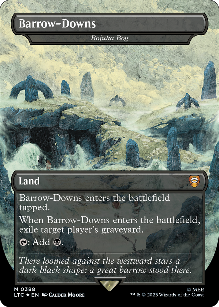 Barrow-Downs - Bojuka Bog (Surge Foil Realms and Relics) [The Lord of the Rings: Tales of Middle-Earth Commander] 