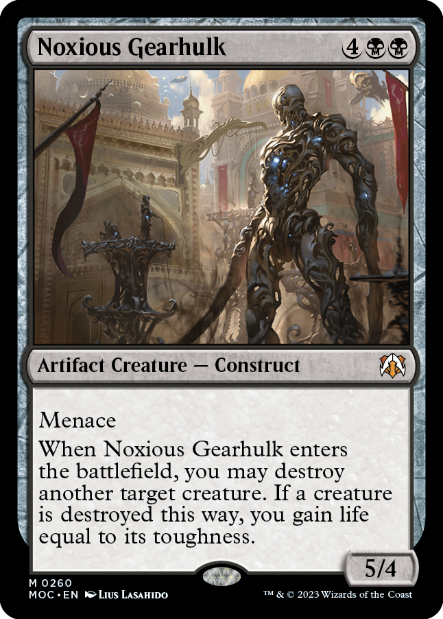 Noxious Gearhulk [March of the Machine Commander] 