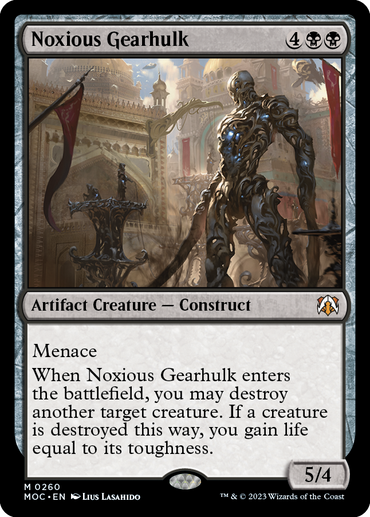 Noxious Gearhulk [March of the Machine Commander]