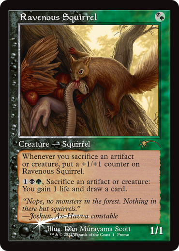 Ravenous Squirrel (Open House) [Wizards Play Network 2024] 