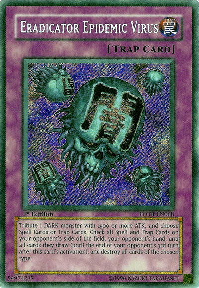 Eradicator Epidemic Virus [FOTB-EN068] Secret Rare 