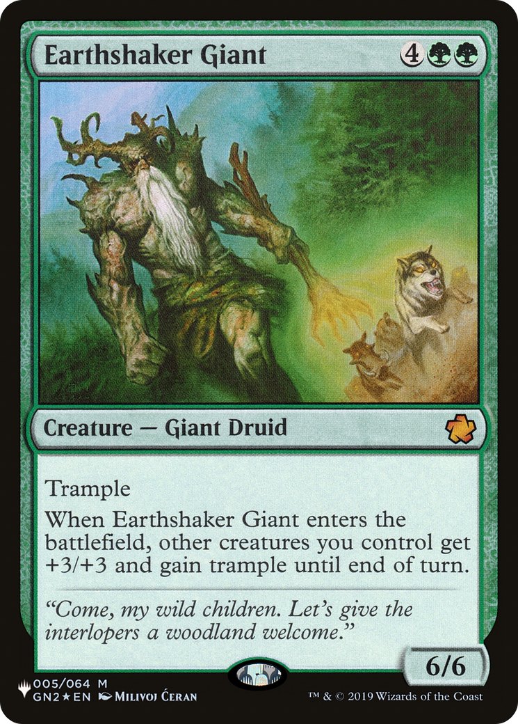 Earthshaker Giant [The List Reprints] 