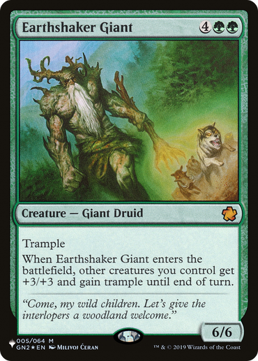 Earthshaker Giant [The List Reprints]