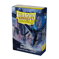 Dragon Shield: Japanese Size 60ct Sleeves - Wisdom (Dual Matte)