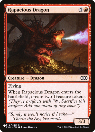 Rapacious Dragon [The List Reprints] 