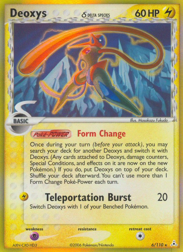 Deoxys (6/110) (Delta Species) [EX: Holon Phantoms] 