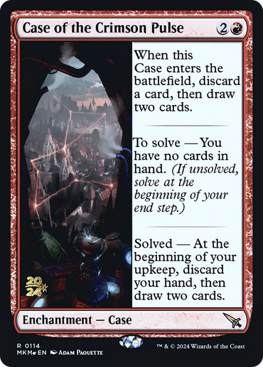 Case of the Crimson Pulse [Murders at Karlov Manor Prerelease Promos] 