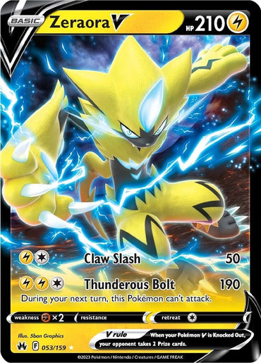 Zeraora V (053/159) [Sword &amp; Shield: Crown Zenith] 