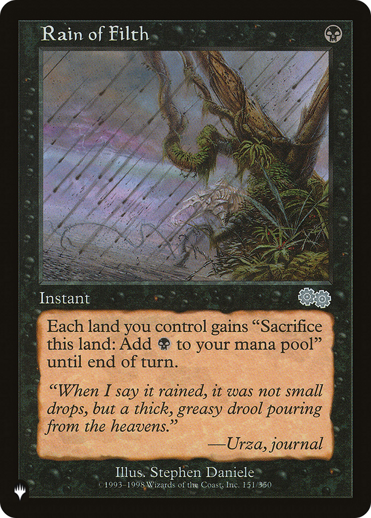 Rain of Filth [The List Reprints] 