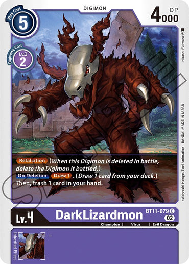 DarkLizardmon [BT11-079] [Dimensional Phase] 