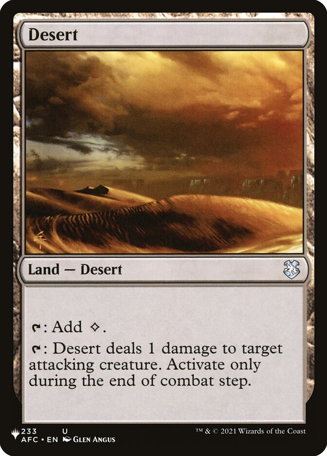 Desert [The List] 