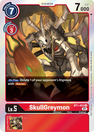 SkullGreymon [BT1-023] (ST-11 Special Entry Pack) [Release Special Booster Promos] 