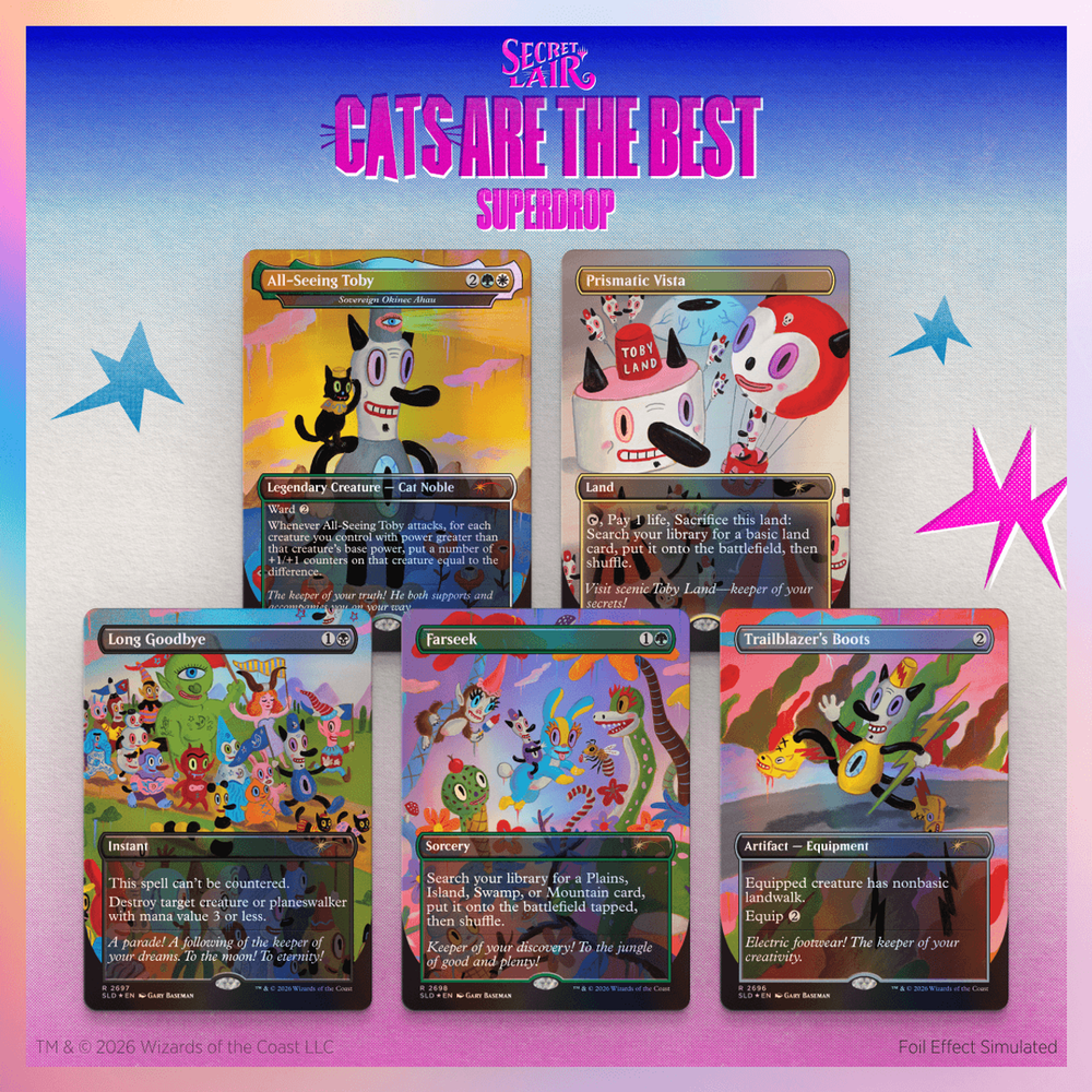 Secret Lair: Drop Series - Toby’s Journey by Gary Baseman (Foil edition)