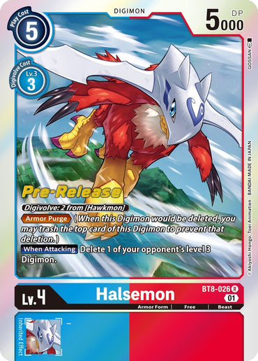 Halsemon [BT8-026] [New Awakening Pre-Release Cards] 