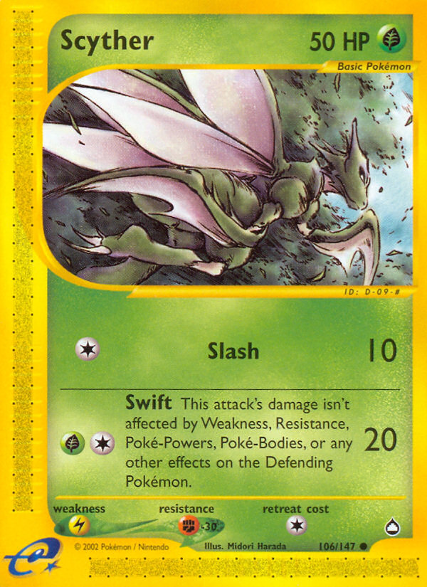 Scyther (106/147) [Aquapolis] 