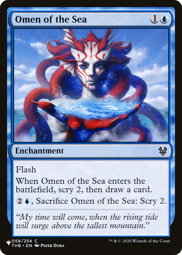 Omen of the Sea [The List Reprints] 