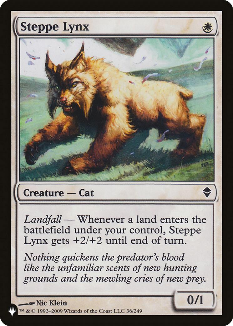 Steppe Lynx [The List Reprints] 