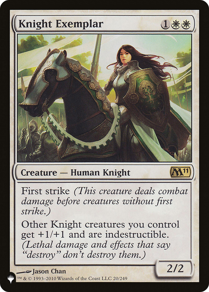 Knight Exemplar (Magic 2011) [The List] 