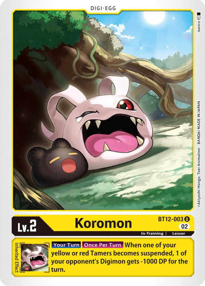 Koromon [BT12-003] [Across Time] 