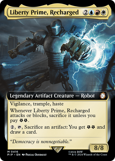 Liberty Prime, Recharged (Extended Art) [Fallout] 