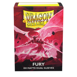 Dragon Shield: Standard 100ct Sleeves - Fury (Dual Matte)