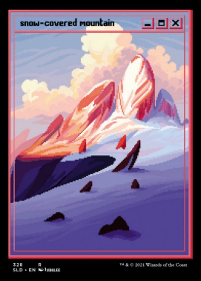 Snow-Covered Mountain (328) [Secret Lair Drop Series] 