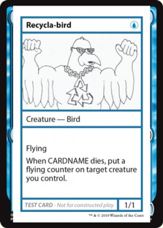 Recycla-bird (2021 Edition) [Mystery Booster Playtest Cards] 