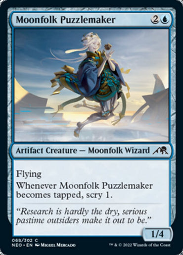 Moonfolk Puzzlemaker [Kamigawa: Neon Dynasty] 