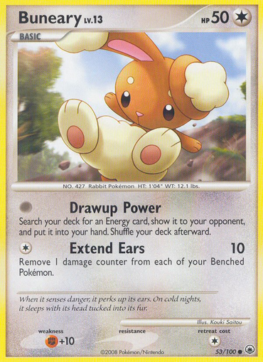 Buneary (53/100) [Diamond &amp; Pearl: Majestic Dawn] 