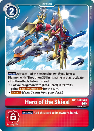 Hero of the Skies! [BT10-095] [Xros Encounter] 