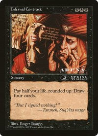 Infernal Contract (Oversized) [Oversize Cards] 