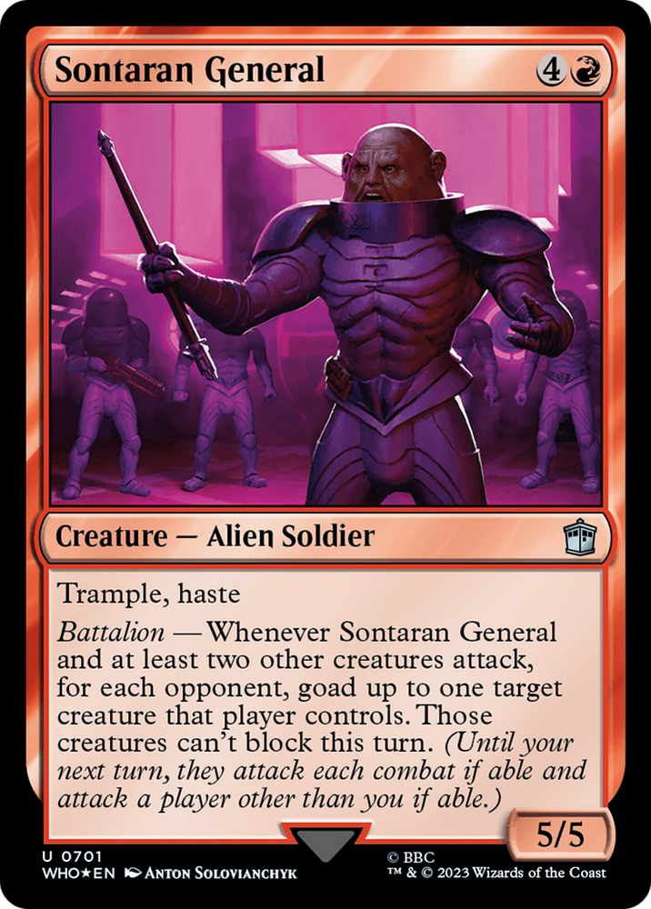 Sontaran General (Surge Foil) [Doctor Who] 