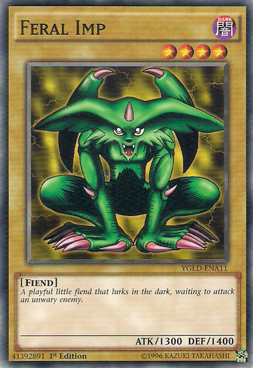 Feral Imp [YGLD-ENA11] Common 