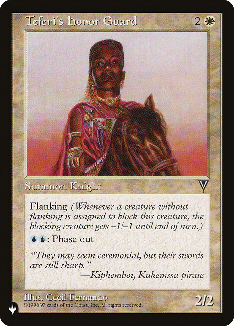 Teferi's Honor Guard [The List Reprints] 