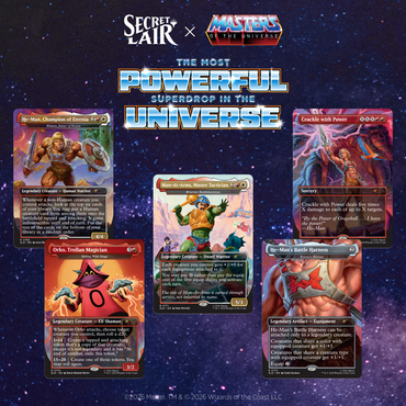 Magic: The Gathering | Secret Lair x Masters of the Universe: By the Power of Grayskull!