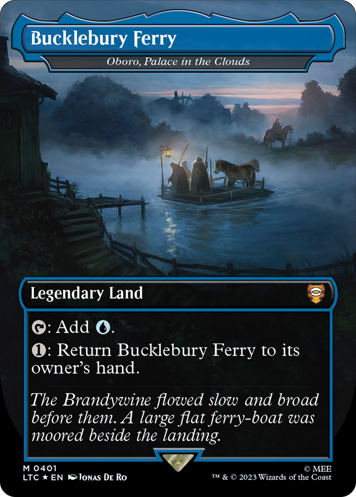 Bucklebury Ferry - Oboro, Palace in the Clouds (Surge Foil Realms and Relics) [The Lord of the Rings: Tales of Middle-Earth Commander] 