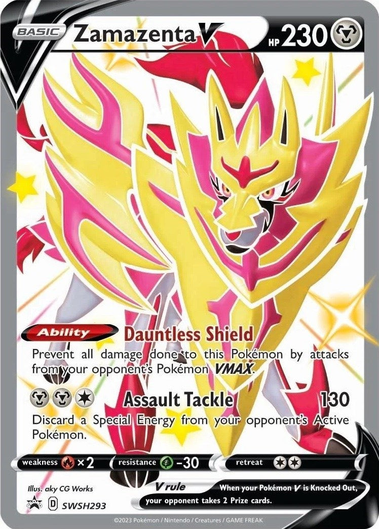 Zamazenta V (SWSH293) [Sword & Shield: Black Star Promos] 