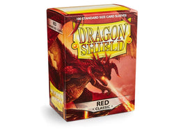 Dragon Shield: Standard 100ct Sleeves - Red (Classic) 