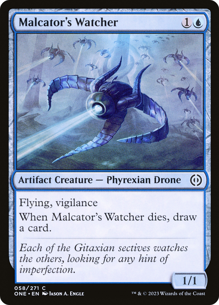 Malcator's Watcher [Phyrexia: All Will Be One] 