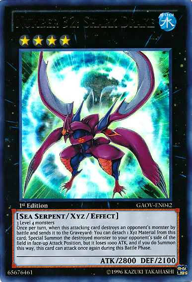 Number 32: Shark Drake [GAOV-EN042] Ultra Rare 